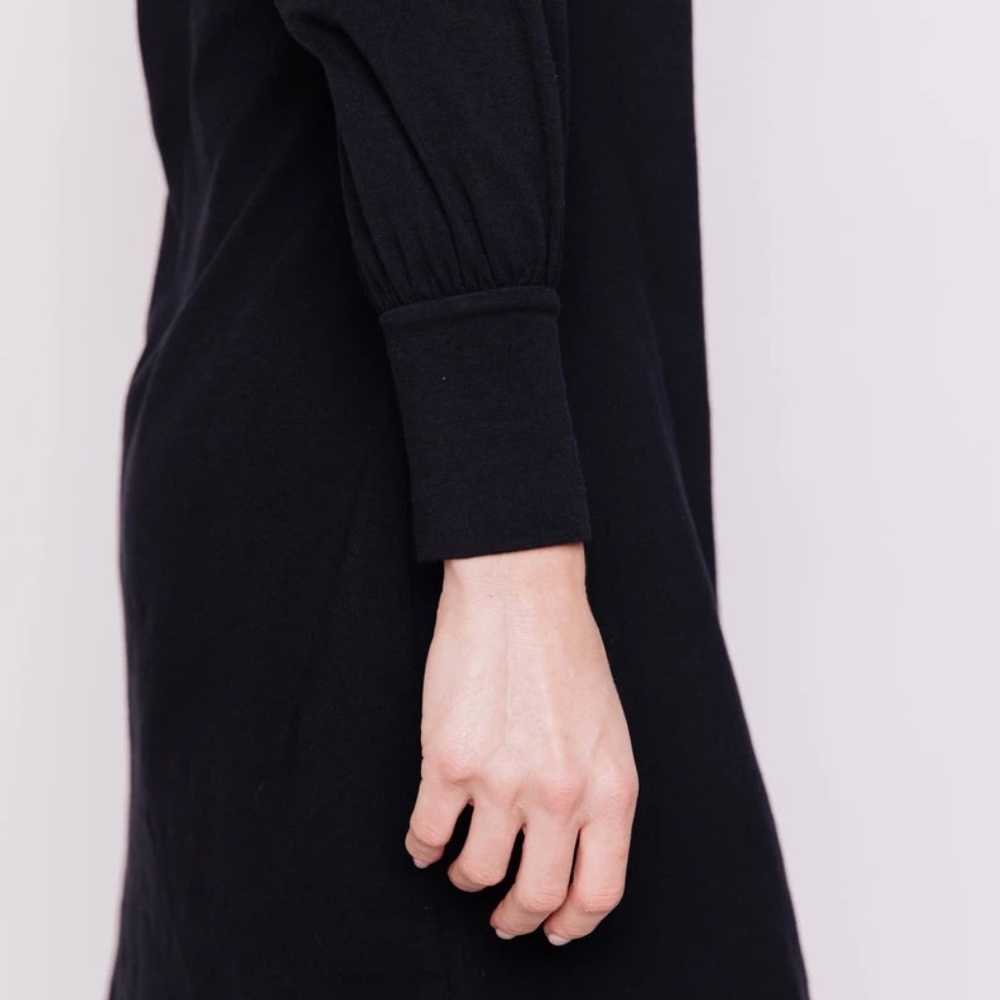 NWT Mata Traders Black Long-Sleeved Mini Dress - Picture 3 of 12